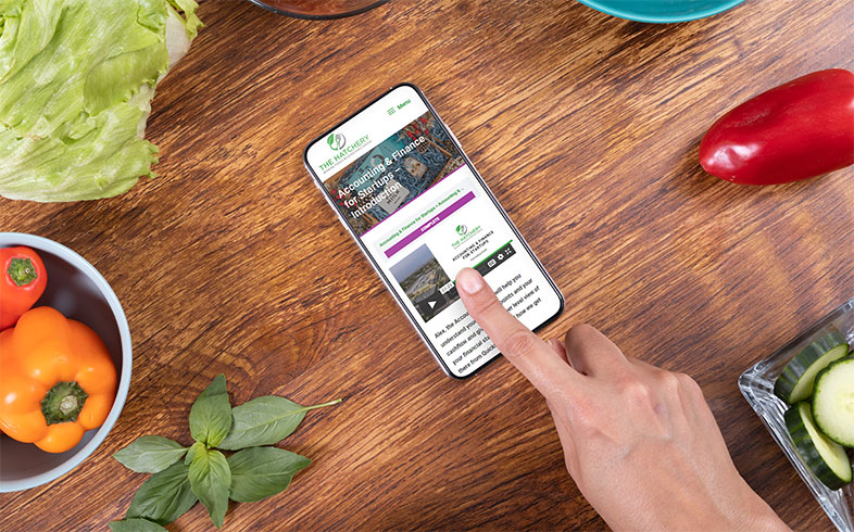 food entrepreneur taking hatchery courses