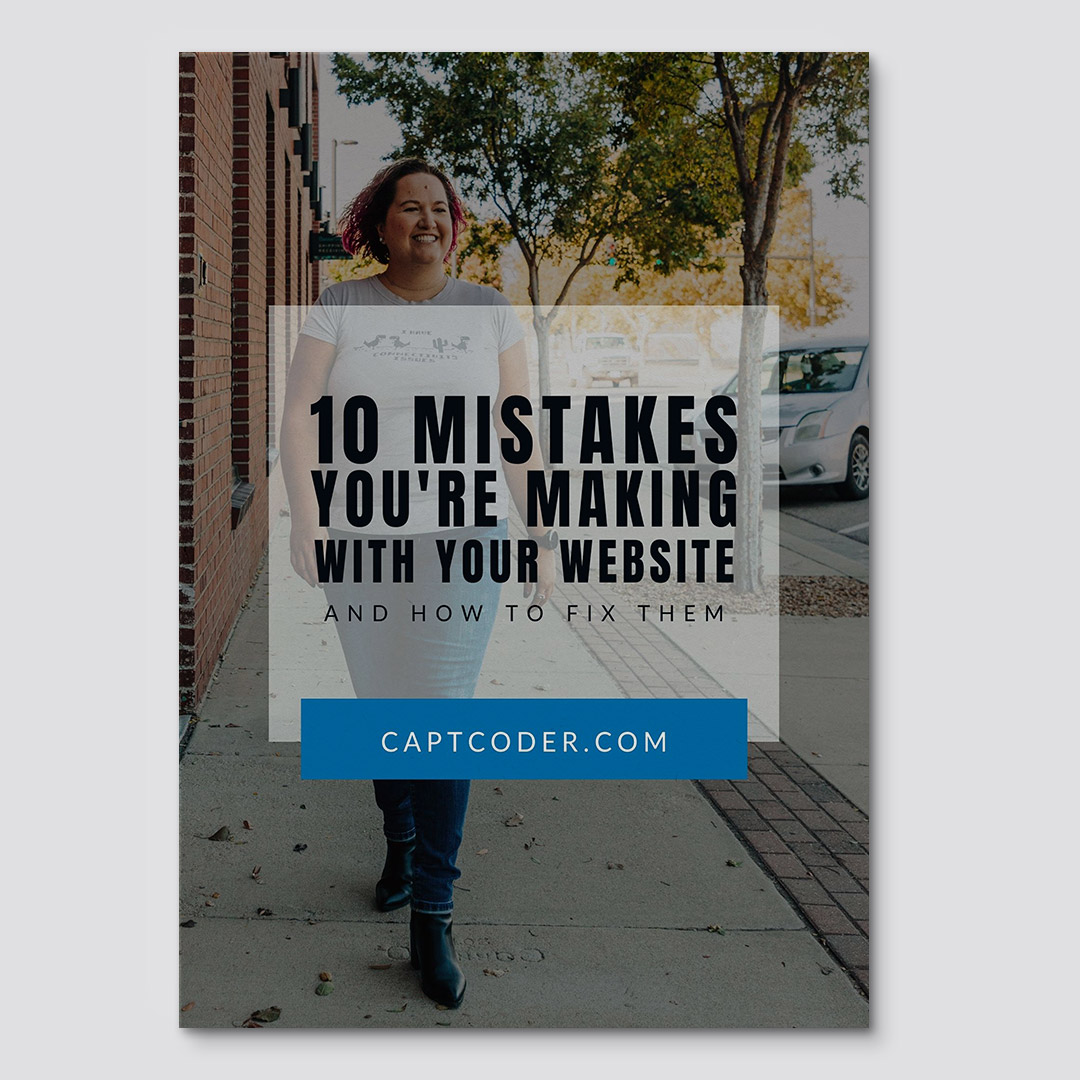 10 mistakes you're making with your website cover