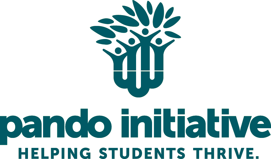 Pando Initiative logo tagline helping students thrive
