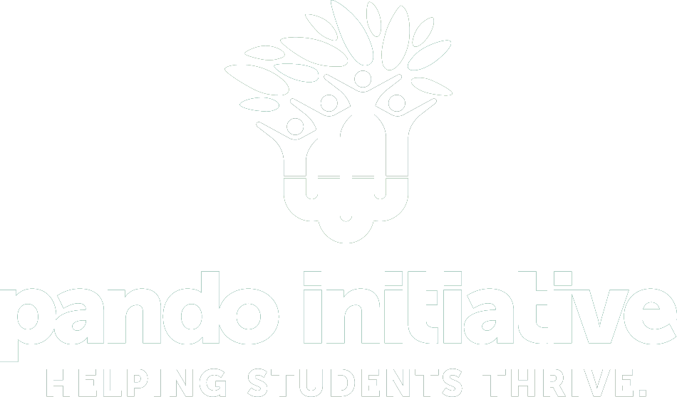 Pando white logo