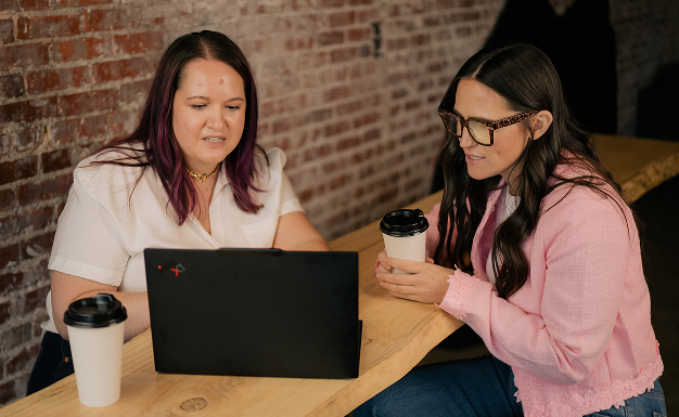 Marisa and Kalyn working together